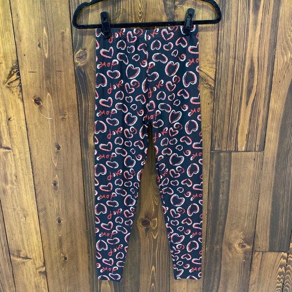 Valentines Day Heart One Size Leggings - Picture 2 of 4